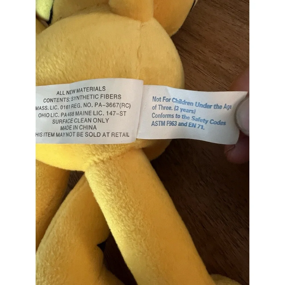Garfield the Cat Stuffed Animal Plush Vintage Nanco‎ 12
